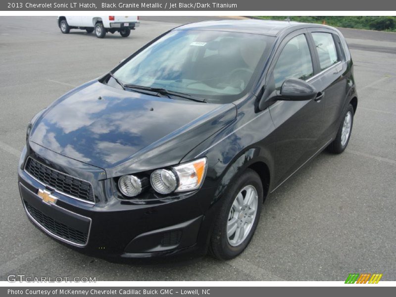 Black Granite Metallic / Jet Black/Dark Titanium 2013 Chevrolet Sonic LT Hatch