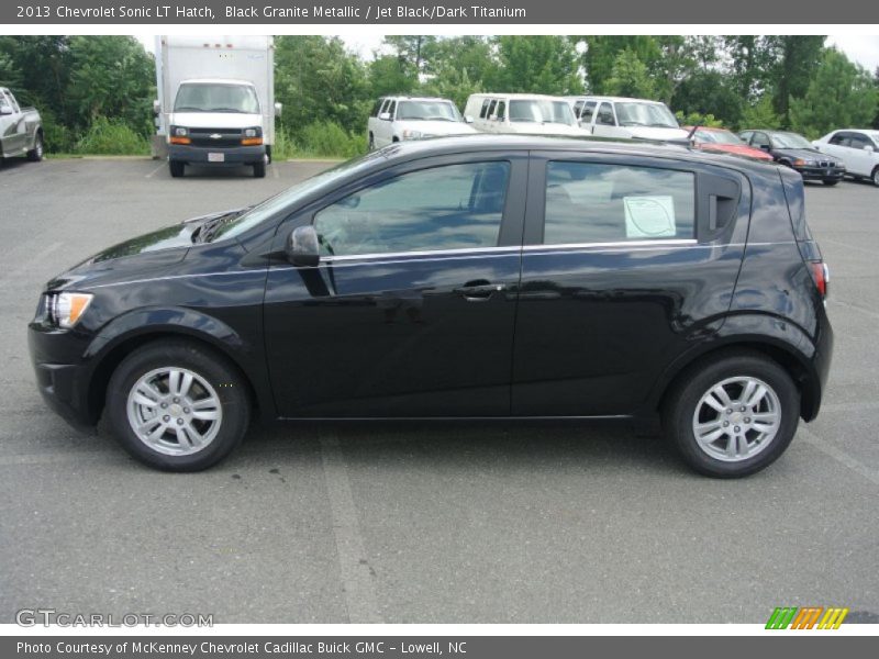 Black Granite Metallic / Jet Black/Dark Titanium 2013 Chevrolet Sonic LT Hatch