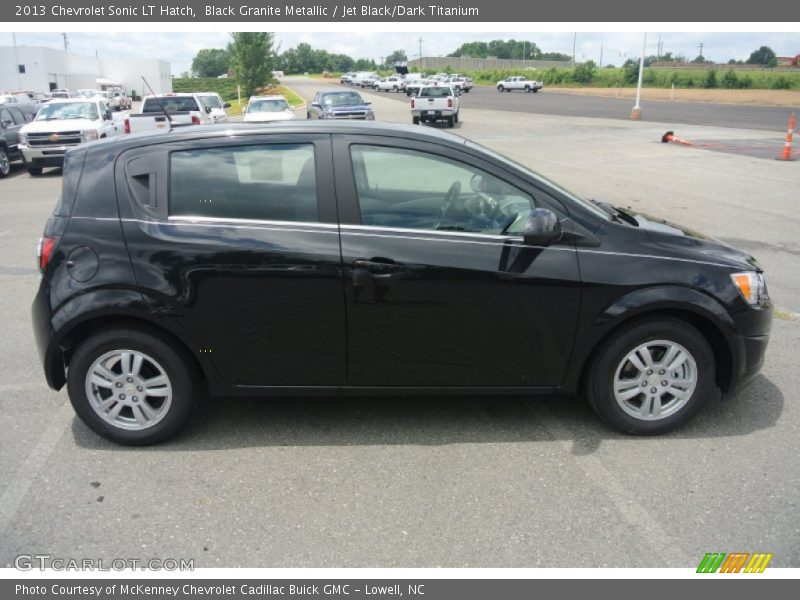 Black Granite Metallic / Jet Black/Dark Titanium 2013 Chevrolet Sonic LT Hatch