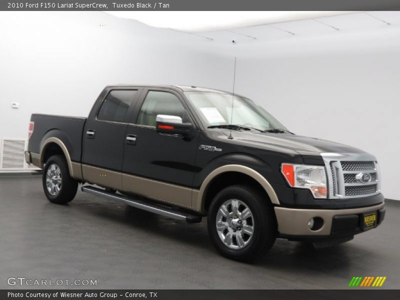 Tuxedo Black / Tan 2010 Ford F150 Lariat SuperCrew