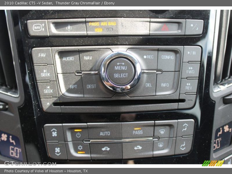 Controls of 2010 CTS -V Sedan