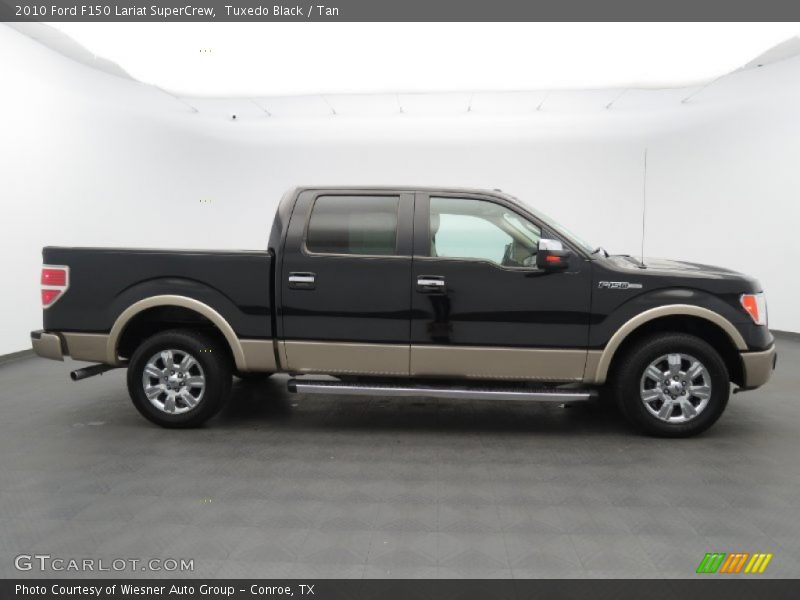Tuxedo Black / Tan 2010 Ford F150 Lariat SuperCrew