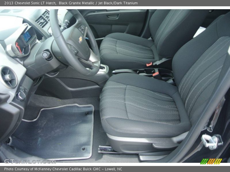 Black Granite Metallic / Jet Black/Dark Titanium 2013 Chevrolet Sonic LT Hatch