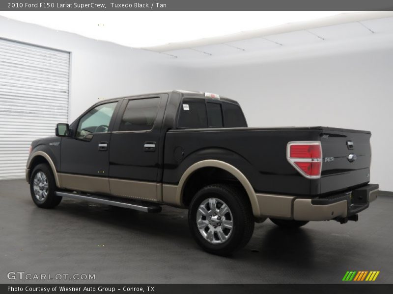 Tuxedo Black / Tan 2010 Ford F150 Lariat SuperCrew