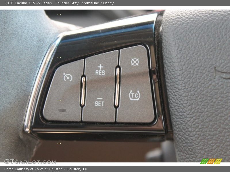 Thunder Gray ChromaFlair / Ebony 2010 Cadillac CTS -V Sedan