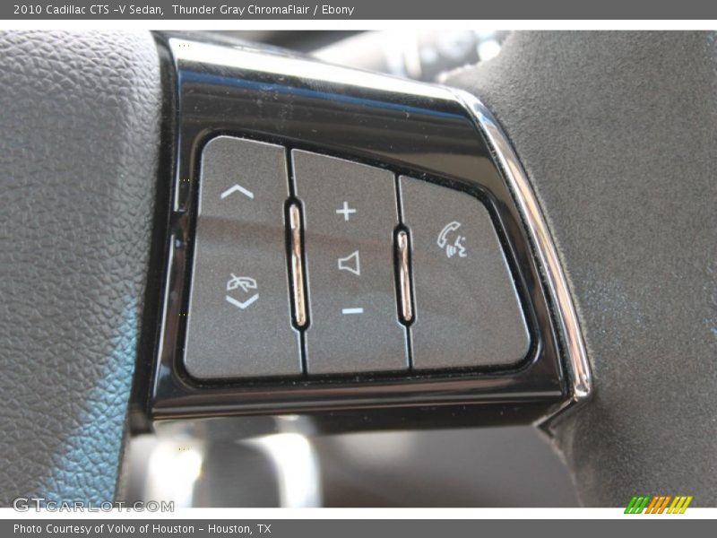 Thunder Gray ChromaFlair / Ebony 2010 Cadillac CTS -V Sedan
