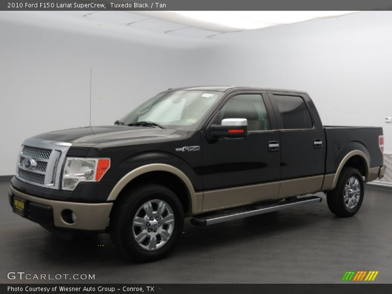 Tuxedo Black / Tan 2010 Ford F150 Lariat SuperCrew