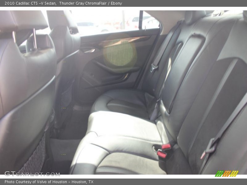 Thunder Gray ChromaFlair / Ebony 2010 Cadillac CTS -V Sedan