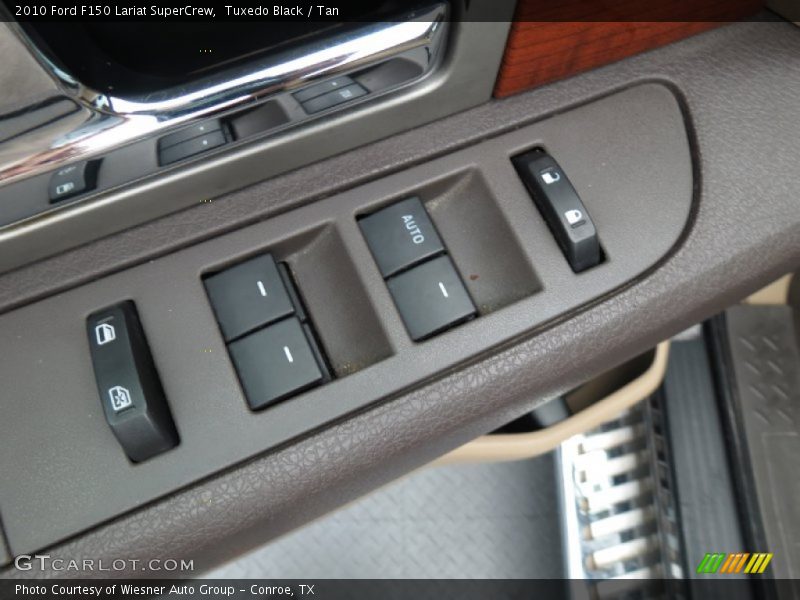Tuxedo Black / Tan 2010 Ford F150 Lariat SuperCrew