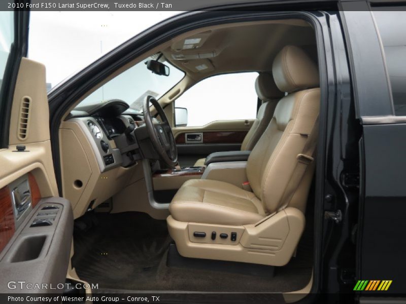 Tuxedo Black / Tan 2010 Ford F150 Lariat SuperCrew