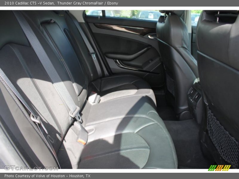 Thunder Gray ChromaFlair / Ebony 2010 Cadillac CTS -V Sedan