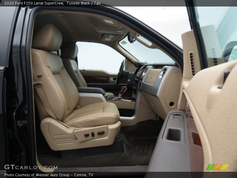Tuxedo Black / Tan 2010 Ford F150 Lariat SuperCrew