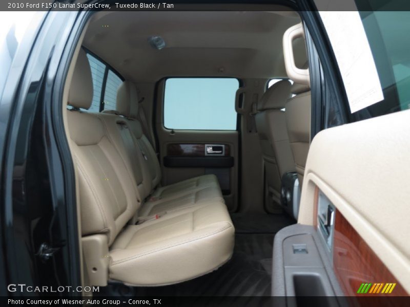 Tuxedo Black / Tan 2010 Ford F150 Lariat SuperCrew