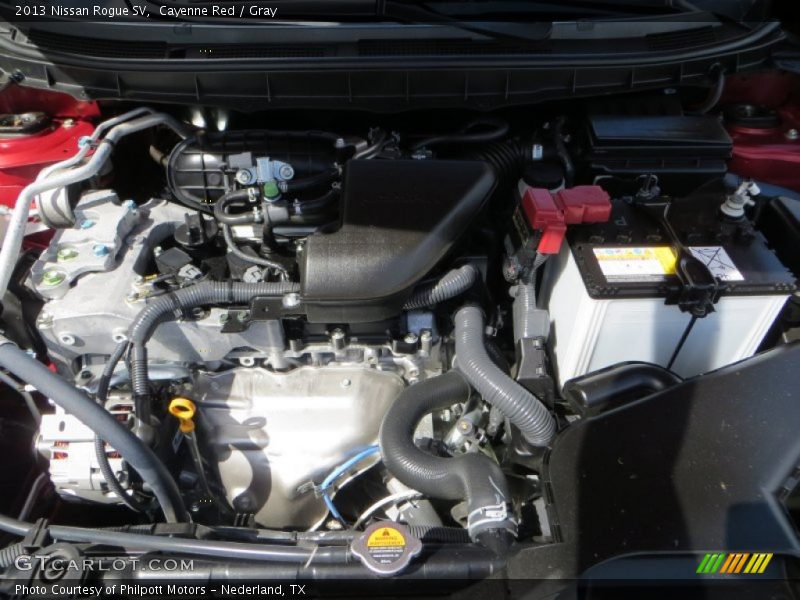 Cayenne Red / Gray 2013 Nissan Rogue SV