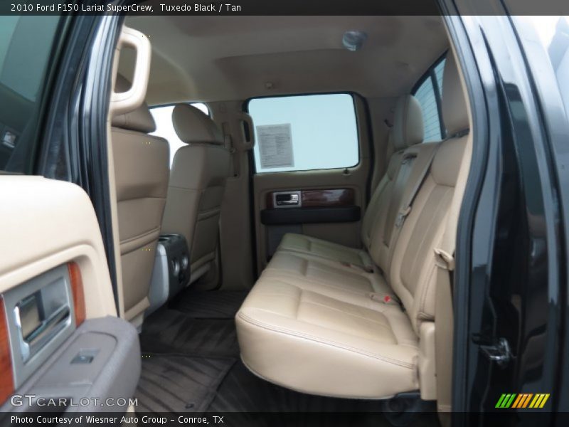 Tuxedo Black / Tan 2010 Ford F150 Lariat SuperCrew