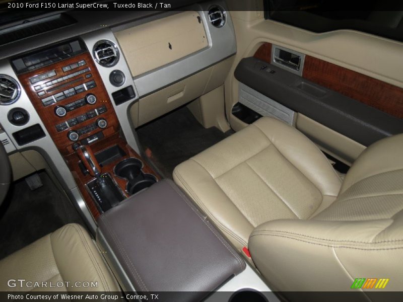 Tuxedo Black / Tan 2010 Ford F150 Lariat SuperCrew