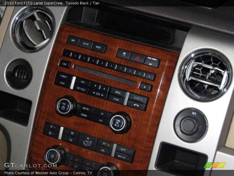 Tuxedo Black / Tan 2010 Ford F150 Lariat SuperCrew
