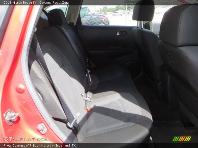 Cayenne Red / Gray 2013 Nissan Rogue SV