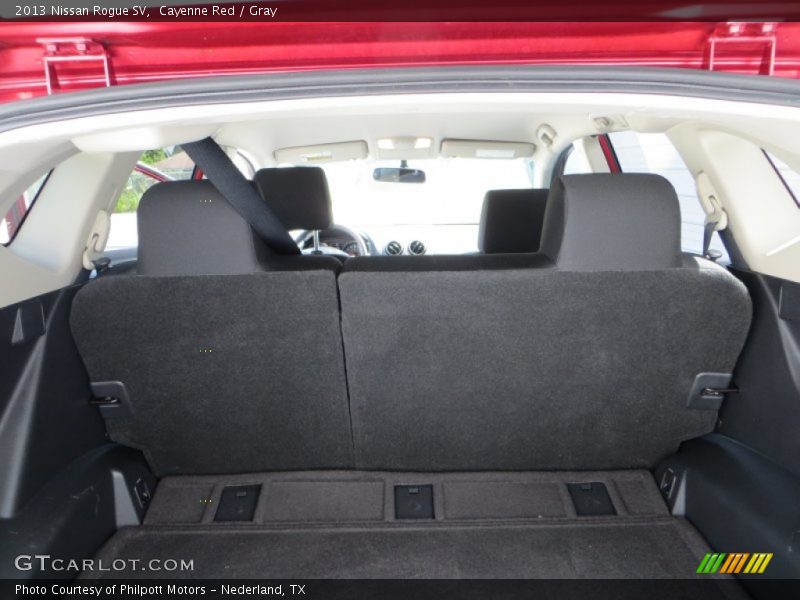 Cayenne Red / Gray 2013 Nissan Rogue SV