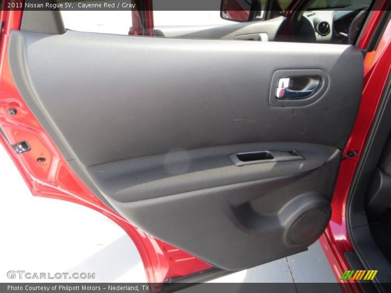 Cayenne Red / Gray 2013 Nissan Rogue SV