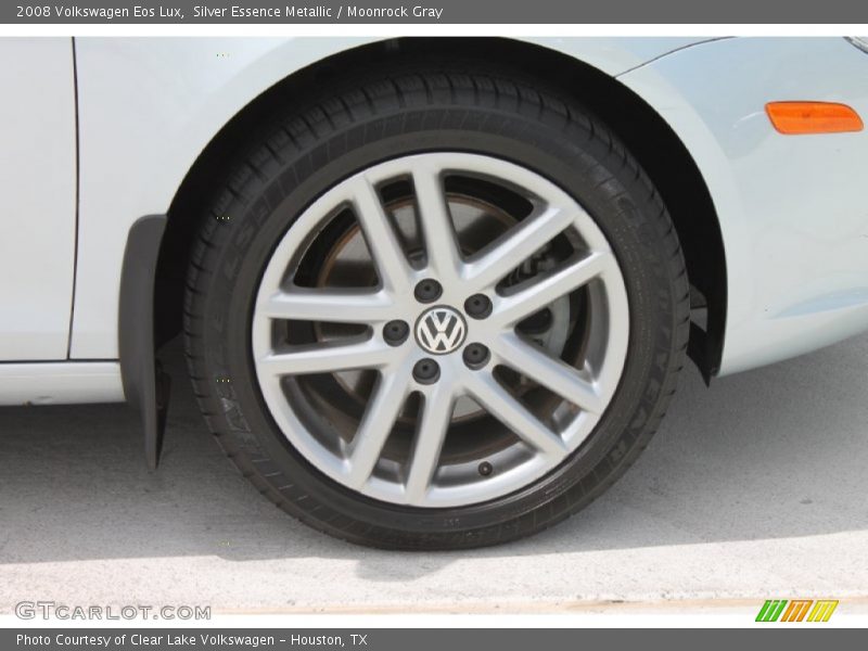 Silver Essence Metallic / Moonrock Gray 2008 Volkswagen Eos Lux
