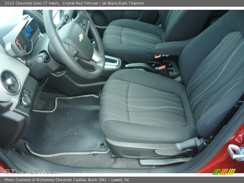 Crystal Red Tintcoat / Jet Black/Dark Titanium 2013 Chevrolet Sonic LT Hatch