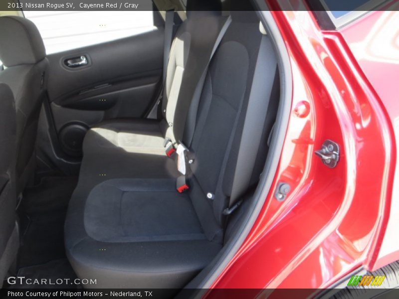 Cayenne Red / Gray 2013 Nissan Rogue SV