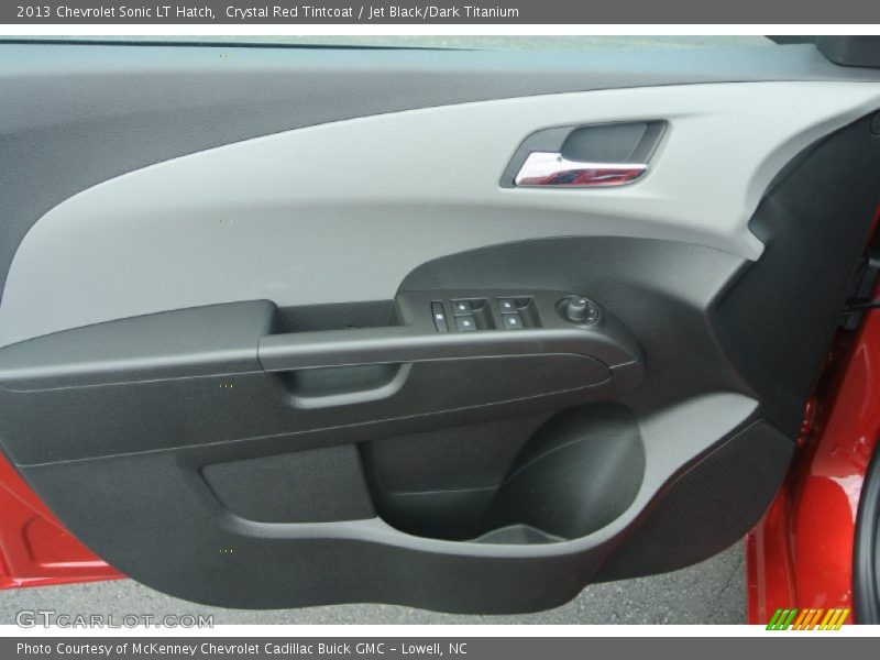 Crystal Red Tintcoat / Jet Black/Dark Titanium 2013 Chevrolet Sonic LT Hatch