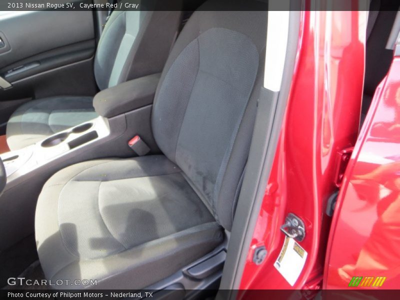 Cayenne Red / Gray 2013 Nissan Rogue SV