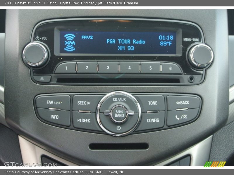 Crystal Red Tintcoat / Jet Black/Dark Titanium 2013 Chevrolet Sonic LT Hatch