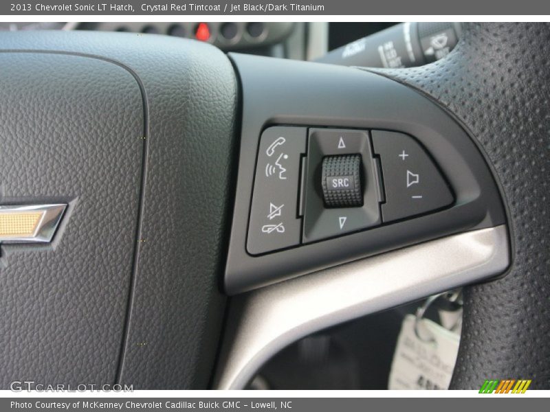 Crystal Red Tintcoat / Jet Black/Dark Titanium 2013 Chevrolet Sonic LT Hatch