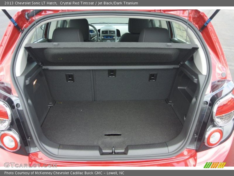 Crystal Red Tintcoat / Jet Black/Dark Titanium 2013 Chevrolet Sonic LT Hatch