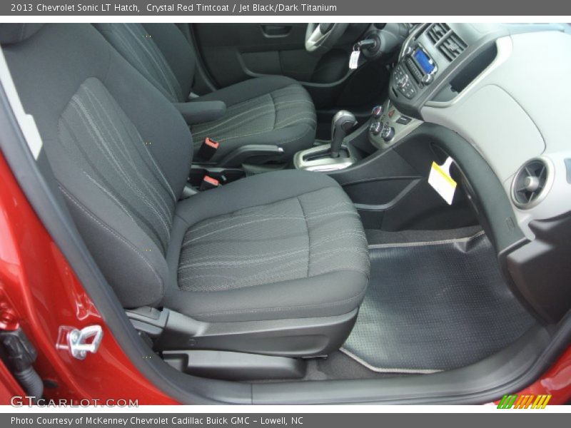 Crystal Red Tintcoat / Jet Black/Dark Titanium 2013 Chevrolet Sonic LT Hatch