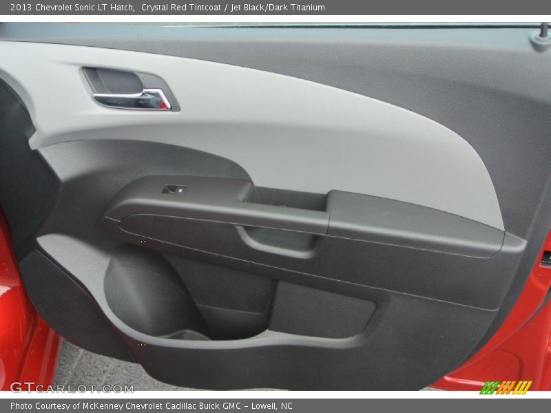 Crystal Red Tintcoat / Jet Black/Dark Titanium 2013 Chevrolet Sonic LT Hatch
