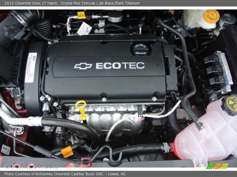 Crystal Red Tintcoat / Jet Black/Dark Titanium 2013 Chevrolet Sonic LT Hatch
