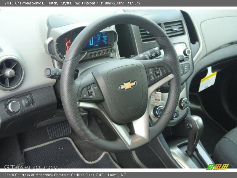 Crystal Red Tintcoat / Jet Black/Dark Titanium 2013 Chevrolet Sonic LT Hatch