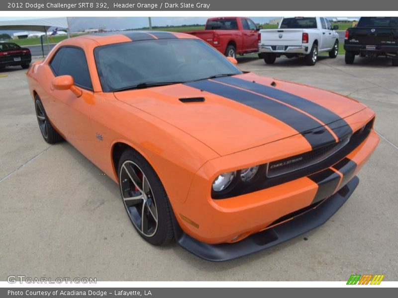 Front 3/4 View of 2012 Challenger SRT8 392