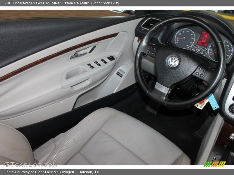 Silver Essence Metallic / Moonrock Gray 2008 Volkswagen Eos Lux