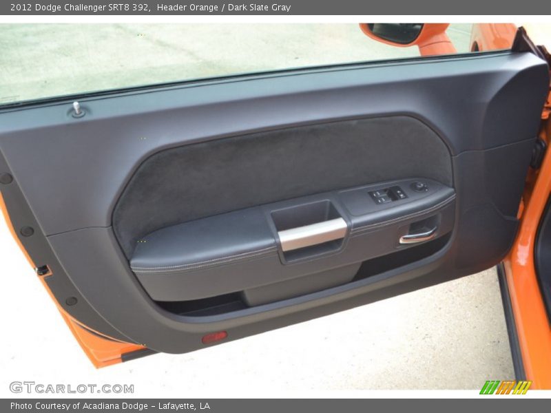 Header Orange / Dark Slate Gray 2012 Dodge Challenger SRT8 392