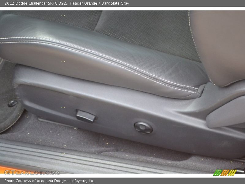 Header Orange / Dark Slate Gray 2012 Dodge Challenger SRT8 392