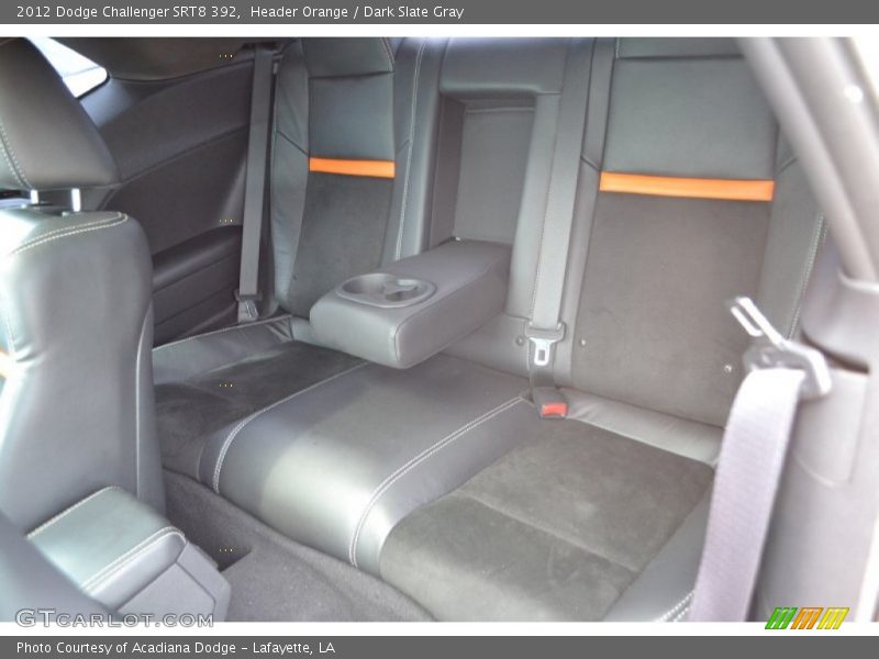 Header Orange / Dark Slate Gray 2012 Dodge Challenger SRT8 392