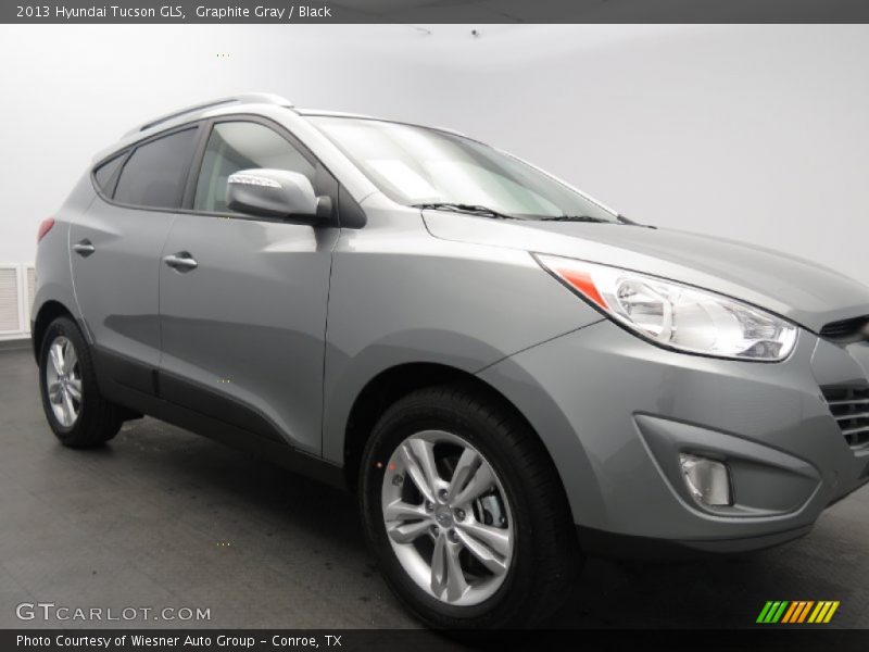 Graphite Gray / Black 2013 Hyundai Tucson GLS