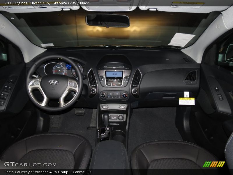 Graphite Gray / Black 2013 Hyundai Tucson GLS