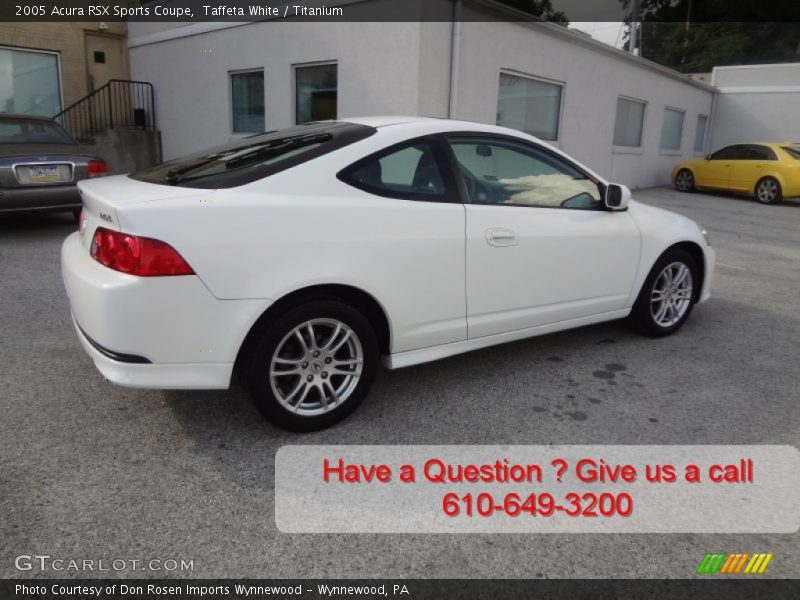 Taffeta White / Titanium 2005 Acura RSX Sports Coupe