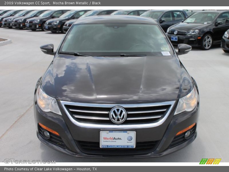 Mocha Brown Metallic / Black 2009 Volkswagen CC Sport
