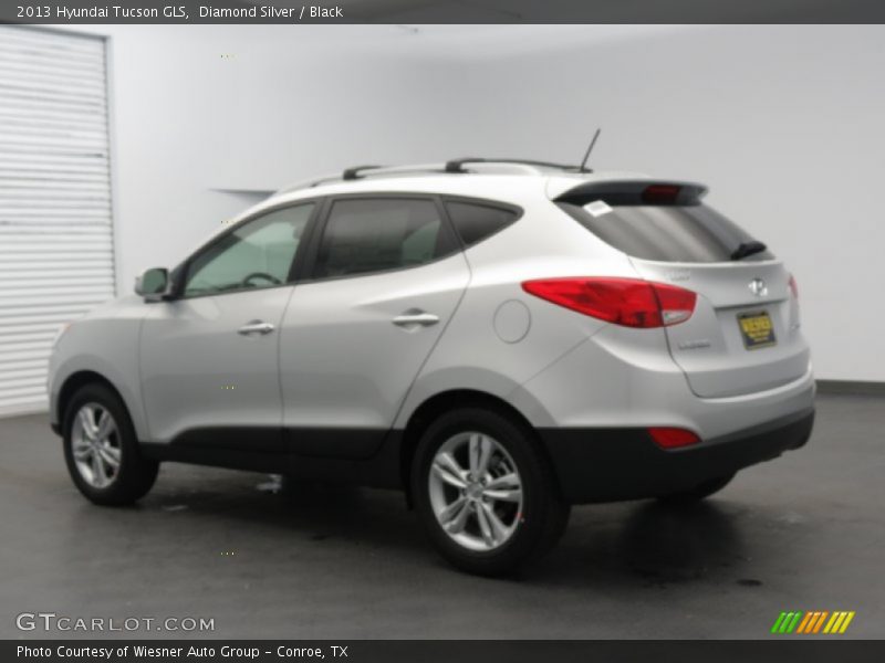 Diamond Silver / Black 2013 Hyundai Tucson GLS