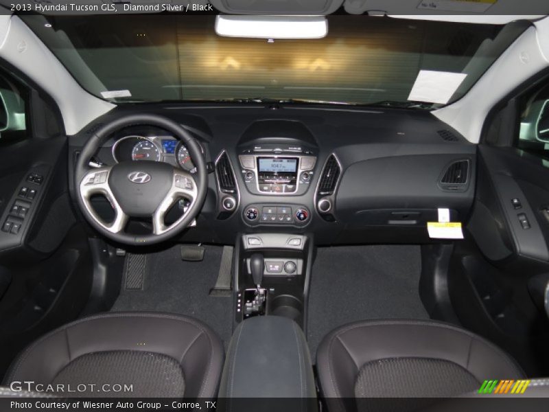 Diamond Silver / Black 2013 Hyundai Tucson GLS