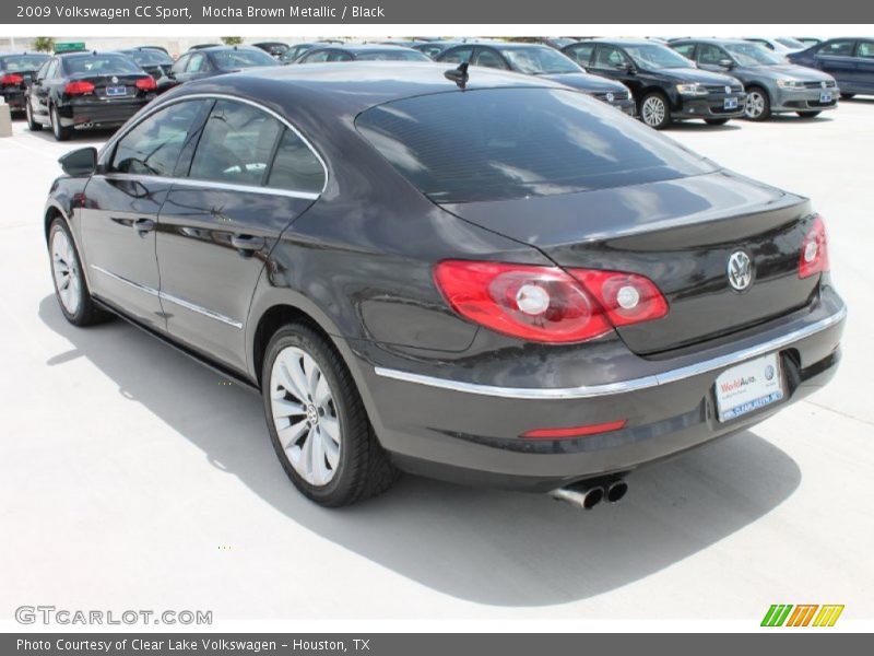 Mocha Brown Metallic / Black 2009 Volkswagen CC Sport