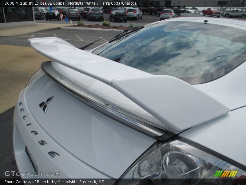 Northstar White / Terra Cotta/Charcoal 2008 Mitsubishi Eclipse SE Coupe