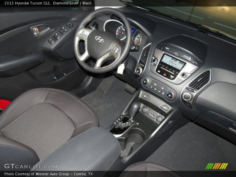 Diamond Silver / Black 2013 Hyundai Tucson GLS